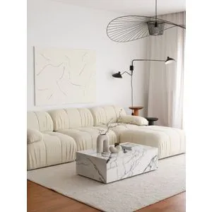 Soli Corner - White White Corner Sofa