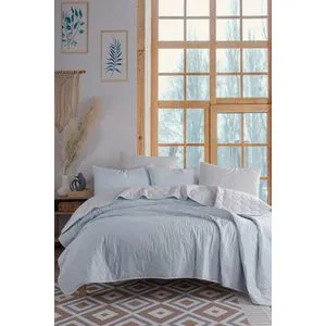 Solid - Light Blue, Grey Light Blue
Grey King Quilted Bedspread (IT) (ES)