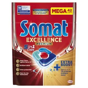 Somat Excellence 5in1 kapsule za mašinsko pranje posuđa 42kom