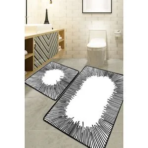 Somber - Ecru Set Tepiha za Kupatilo (2 Komada)