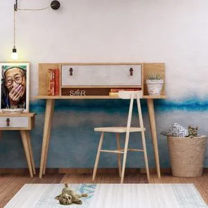 Soojin Oak
White Study Desk