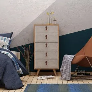 Spanze Oak Bela Komoda