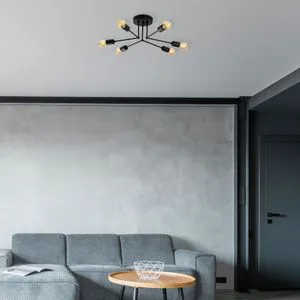Sparrow - 1231 Black Chandelier