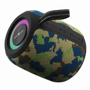 SPK-BT-LED-05-CM Gembird Portable Bluetooth RGB LED TWS speaker, 8W, BT, FM, USB, Handsfree, CAMO