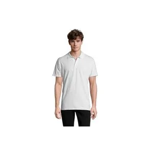 SPRING II muška polo majica sa kratkim rukavima - Bela, 3XL