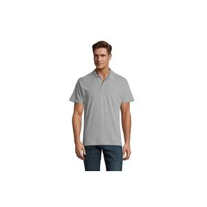 SPRING II muška polo majica sa kratkim rukavima - Grey melange, XXL