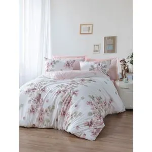 Spring - White White Double Quilt Cover Set (DE)