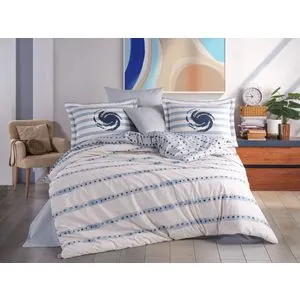Squal - Sea Sea Poplin Double Quilt Cover Set