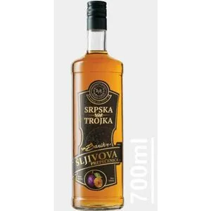 Srpska trojka rakija premium barik šljiva 40% alk 0.7l