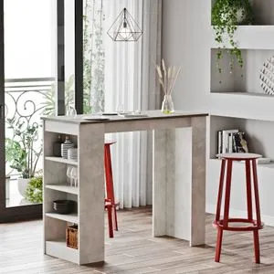 St1-Gt Grey Bar Table