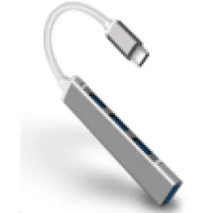 Stars Solutions USB HUB 4 porta USB-C na USB 3.1 sivi