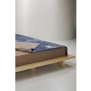 Stefan Prekrivač Saten Pamuk Teget Sa Liskama 140X200