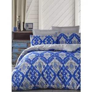 Stella - Plavi King Posteljina Set
