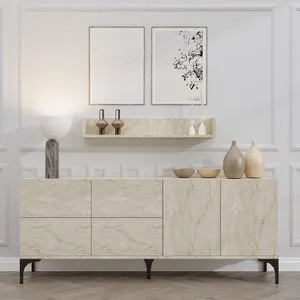 Stella - Travertine Travertine Console