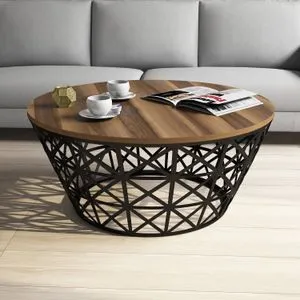 Stil Metal Ferforje - Walnut Walnut
Black Coffee Table