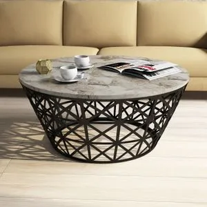 Stil - White Marble White Coffee Table
