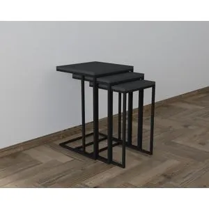 Stoli - Black, Anthracite Black
Anthracite Nesting Table (3 Pieces)