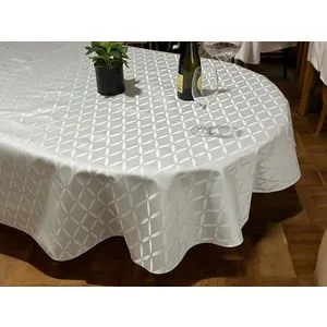 Stolnjak Ovalnog oblika 160x220cm Siva boja-lotos
