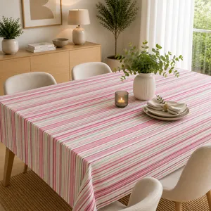 Stolnjak Stripes 140x180cm-pink