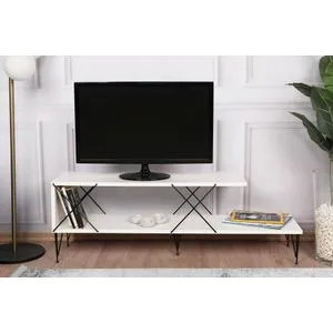Street - White White TV Stand