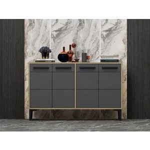 Stria - Sapphire Oak, Anthracite Sapphire Oak
Anthracite TV Stand