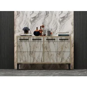 Stria - Sapphire Oak, Marble Sapphire Oak
Marble Console