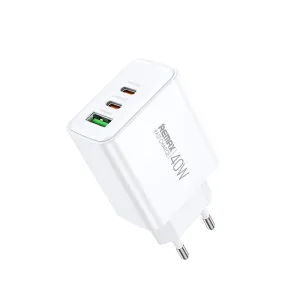 Strujni Fast punjac Kiddy 1xUSB 3.0 + 2xTIP C 20W RP-U123, beli REMAX