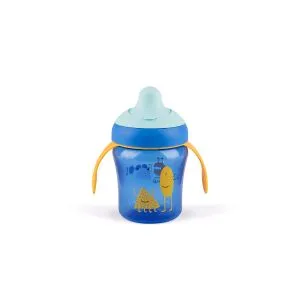 Suavinex Solja Sa Tvrdim Piskom 200 Ml +6M Plava