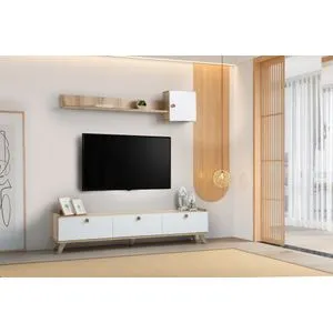 Sumer E4020 Oak
White TV Unit