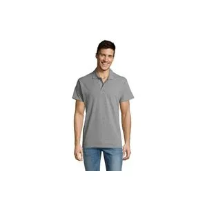 SUMMER II muška polo majica sa kratkim rukavima - Grey melange, XXL