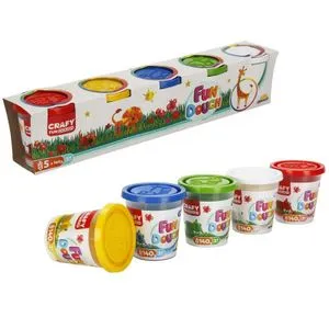 Sunman plastelin, 5 boja po 140 g