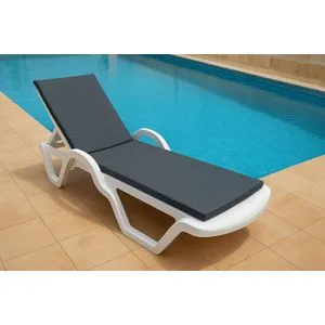 Sunny - Grey Grey Sunlounger Cushion