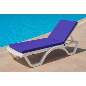 Sunny - Purple Purple Sunlounger Cushion