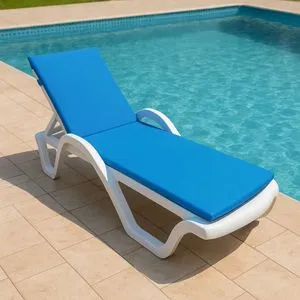 Sunny - Turquoise Turquoise Sunlounger Cushion