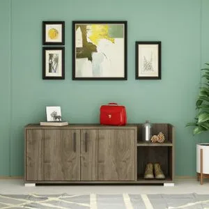 Sunrise - Walnut Walnut Shoe Cabinet