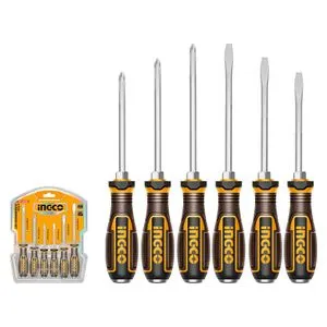 SUPER INGCO set udarnih odvijača HGTST0608, 6 komada