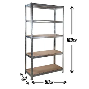 SuperHome 180x90x40cm 175Kg Metalna Montažna Polica