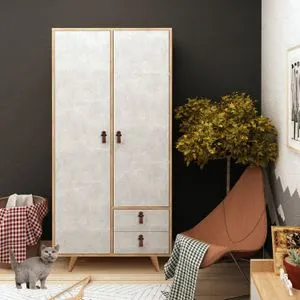 Suwon Oak
Grey Wardrobe