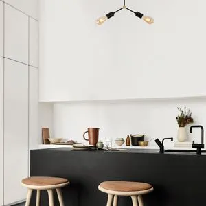 Svetiljka Lustera Sparrow - 1252 Crna