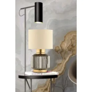 Svetiljka za sto 64901 u krem i sivoj boji