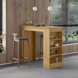 Swallow - Sapphire Oak Sapphire Oak Bar Table