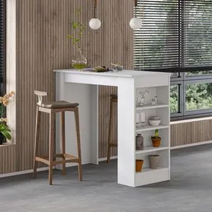 Swallow - White White Bar Table
