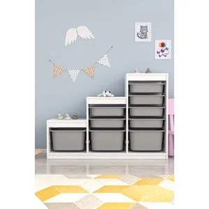 Swiss - White, Grey White
Grey Multi Purpose Cabinet