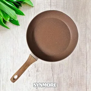 Synmore tiganj 26 cm granitni nelepljiv premaz (bež)