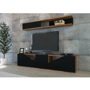 Taç - Walnut, Black Walnut
Black TV Unit