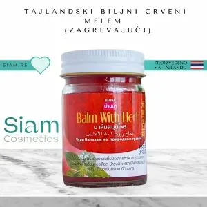 Tajlandski biljni melem crveni melem (zagrevajući)