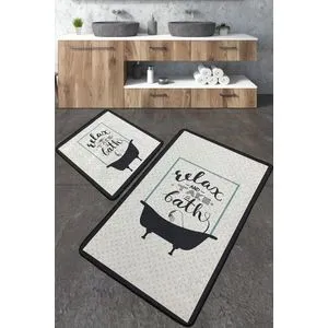 Take A Bath Multicolor Bathmat Set (2 Pieces)