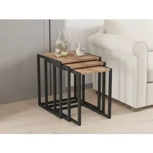 Tali - Black, Atlantic Pine Black
Atlantic Pine Nesting Table (3 Pieces)
