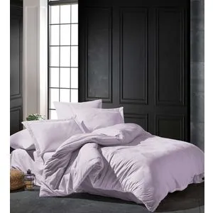 Talia - Lilac Lilac Satin Double Quilt Cover Set