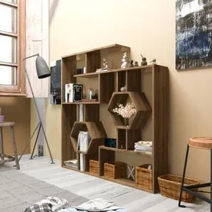 Tamara - Walnut Walnut Bookshelf